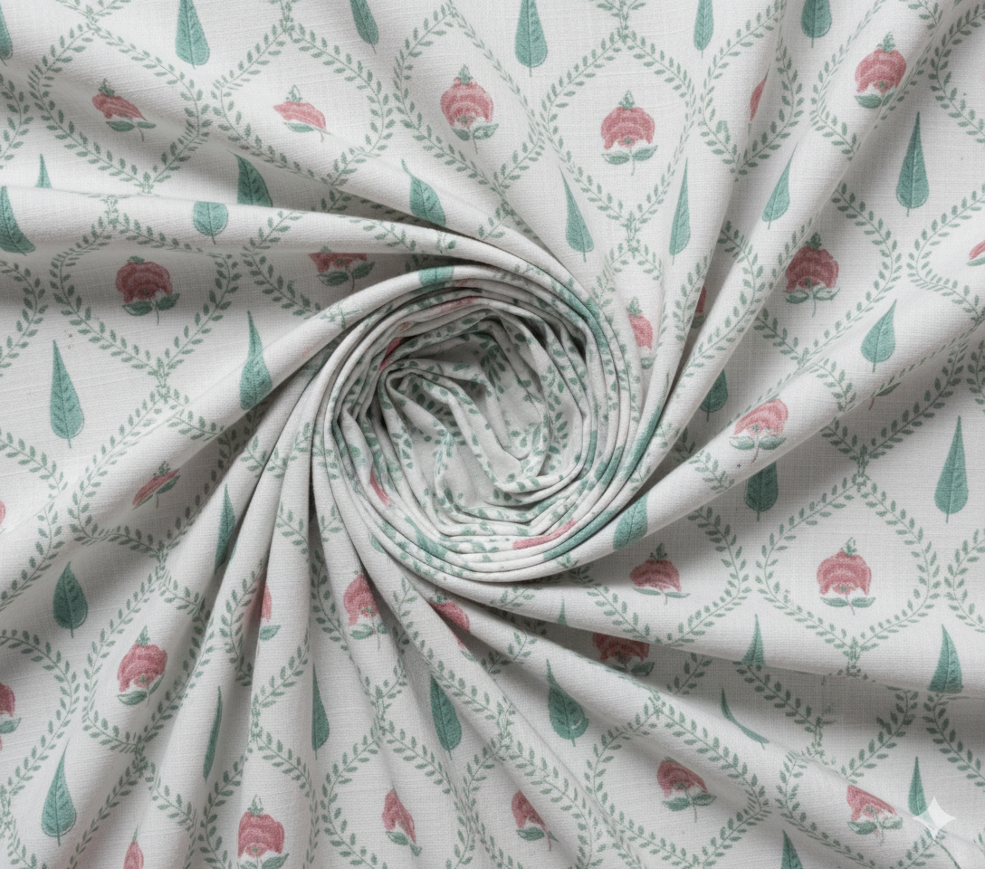 Mehfil - Blue | Artisanal Jaipuri Print Bedsheet | 100% Cotton Queen/King Size Bedding